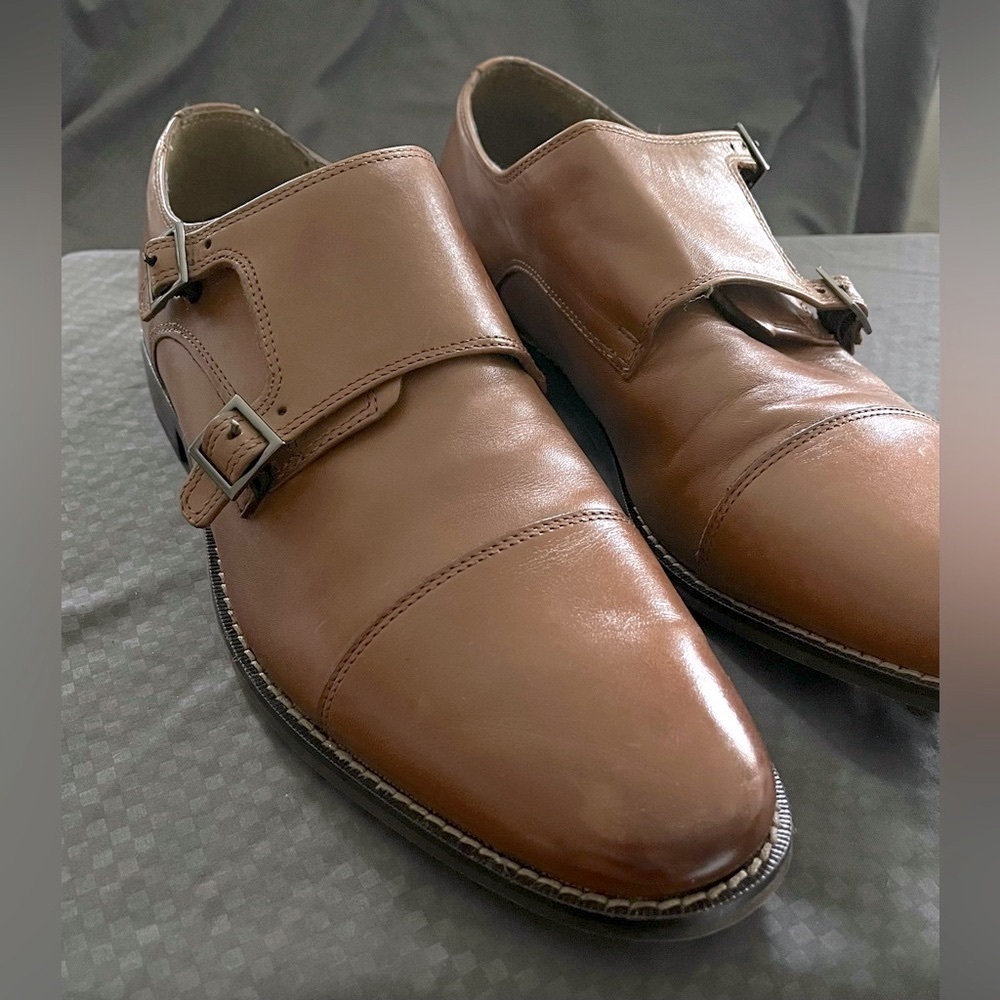 NWOT Men’s Florsheim Montinaro Leather Dress Slip-On Oxford Shoes; Size 11D